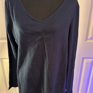 Fruit of the Loom Dark Blue Long Sleeve Top
